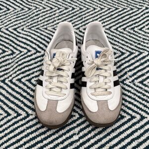 adidas White and Black Athletic Shoes